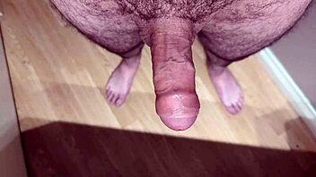 Failed To Abort Cumshot During Solo Big Cock Masturbation Close-Up