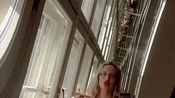 In this sissy altar scene, she commands WORSHIP of her lips, glasses, and nails in femdom fantasy.