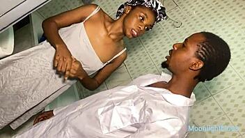 Why does this skinny horny babe crave that massive BBC plumber pounding her tight pussy?