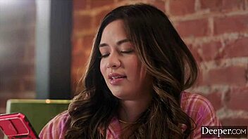 curvy beauty scarlett alexis gets spit-roasted with big black cocks in intense threesome debut