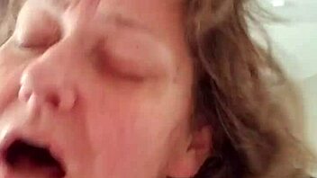 Whore watches fat black cock pounding her 😈