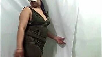 Sexy Big Ass Latina Slut Preps In Tight Dress