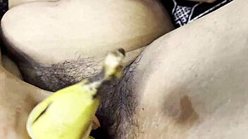 College Girl Fingers Her Big Natural Tits And Pussy To Orgasm