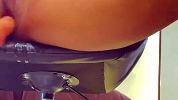 The pussy got sensitive leading to squirt with big clit