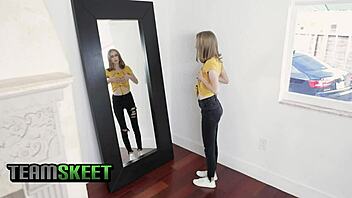 hey, alicia williams gets her slim waist snatch pounded hard!