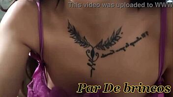 Young Brazilian Latina With Tattoos Dances Skinny In Lingerie - She Missed Me During My Trip Usa!