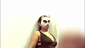 Sexy Big Ass Latina Slut Preps In Tight Dress