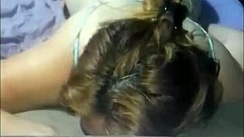 Massage for friend in green thong