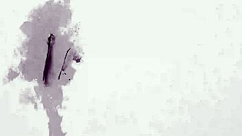 BRUNETTE BABE STRIPS HOT LINGERIE REVEALING TITS AND PUSSY IN SOLO TEASE