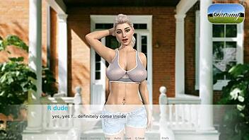 Hardcore sex scenes from porn game - wild adventures v90 with busty blonde milf action