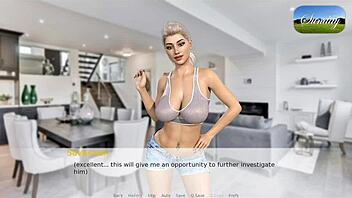 Hardcore sex scenes from porn game - wild adventures v90 with busty blonde milf action