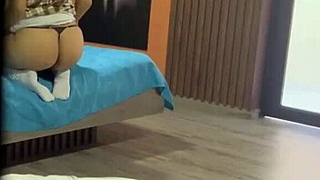 i get home find nalgona babe toying ass jerk to moans