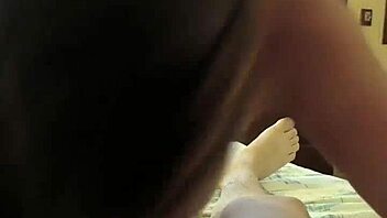 tattooed mexican girl gives oral in a recorded session