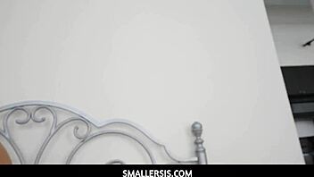 Oh man I can't believe this big ass teen babe takes my huge fat cock so deep!