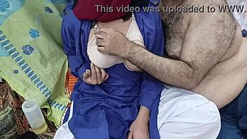 Desi school girl watches a guy masturbating then they have intense sex together