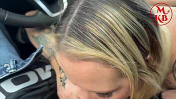 This young buck gets totally corrupted by the mature mistress in heels with wild outdoor pounding