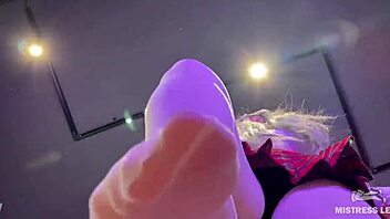 Why Let Big Mistress Ass Facesit and Foot Gag You in Short Skirt Stockings?