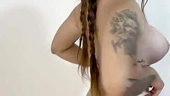 She loves showing her big tits to followers on solo cam 🔥