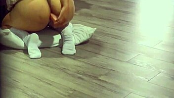 i get home find nalgona babe toying ass jerk to moans