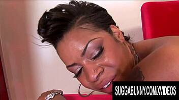 premium ebony big ass rides and bends over for cumshot