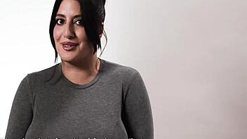 Busty Arab goddess busting myths with her big tits 🔥😍