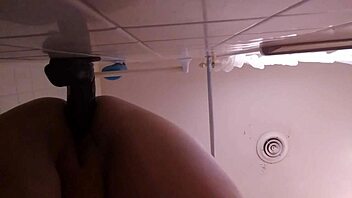 riding a dildo for some solo fun