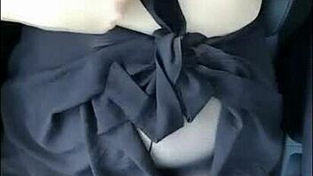 Milf Gets Horny And Flashes Big Ass In Miniskirt While Driving In Public Exhibitionist Fetish