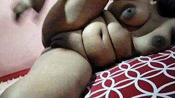 First Time Homemade Sex with Curvy Indian Girl Friend Showing Huge Natural Tits and Saggy Boobs