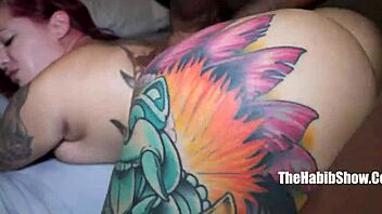 Can Santana Red's big booty Mexican curves handle Cameron Cox's massive black cock?