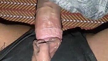 Two Cocks In Shaved Pussy Creampie