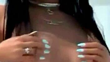 3d solo brunette pov huge boobs lotion breast expansion