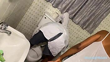 Why does this skinny horny babe crave that massive BBC plumber pounding her tight pussy?