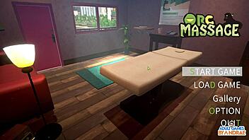 In episode five, Thalia savors intense doggystyle positioning near the table in a steamy orc massage scene.