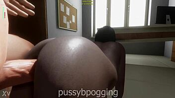 hey, her pussy's so tight the dick can't even move