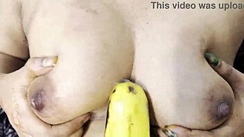 College Girl Fingers Her Big Natural Tits And Pussy To Orgasm