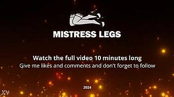 Why Let Big Mistress Ass Facesit and Foot Gag You in Short Skirt Stockings?