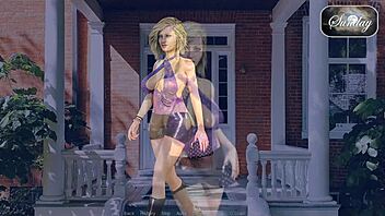 Hardcore sex scenes from porn game - wild adventures v90 with busty blonde milf action