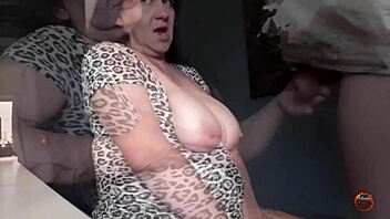 I feel so aroused watching sexy ceo hot milf klaudiaambergirl at work with her natural tits.