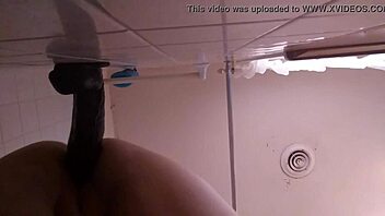 riding a dildo for some solo fun