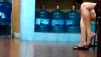 the chinese prostitute showed off her mature body like a total slut in casual everyday style