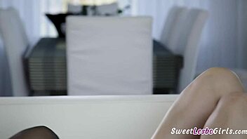 Oh, mature busty blonde, seduce your BBW friend and suck those huge tits!