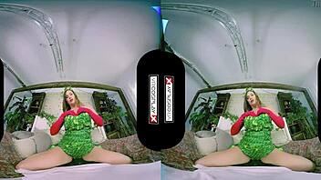 Oh yeah, let's fuck this infamous Dani Jensen dressed as Poison Ivy in hot cosplay action with big cock riding and bent over pounding in cowgirl style.