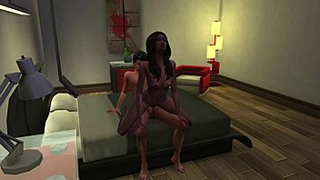 indian girl santu hints at upskirt thrills in skirt during doggystyle pounding