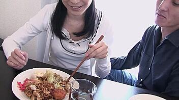 Skinny Japanese Mature in Uncensored JAV Video