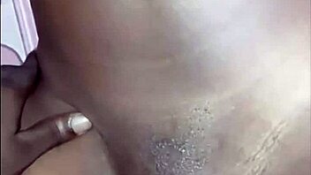 Will this horny ebony take that monster cock in her wet pussy for hardcore fun?