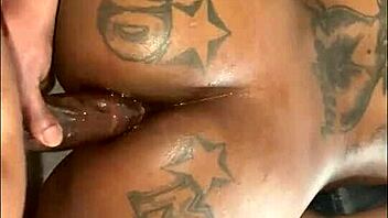 In this fetish scene, the amateur takes big black cock from ass to face in sloppy anal pounding.