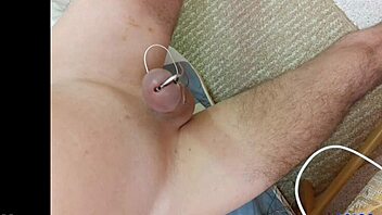 how intense is this bound monster cock estim for handsfree orgasm?