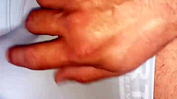 My hard cock bulges in tight shorts outdoors publicly