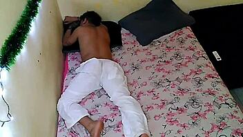 flakael shows off his monster cock in amateur voyeur style from another camera angle