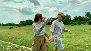 I adore how this sexy redhead teases me before sucking my cock passionately.